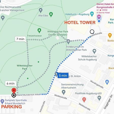 Hotelturm 아우크스부르크 외부 사진